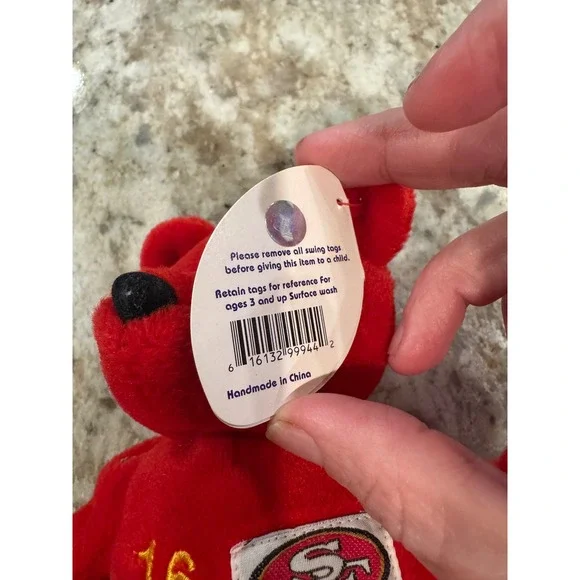 Joe Montana 16 San Francisco 49ers NFL Plush Salvino's Bammers Super Bowl Series - Picture 9 of 9